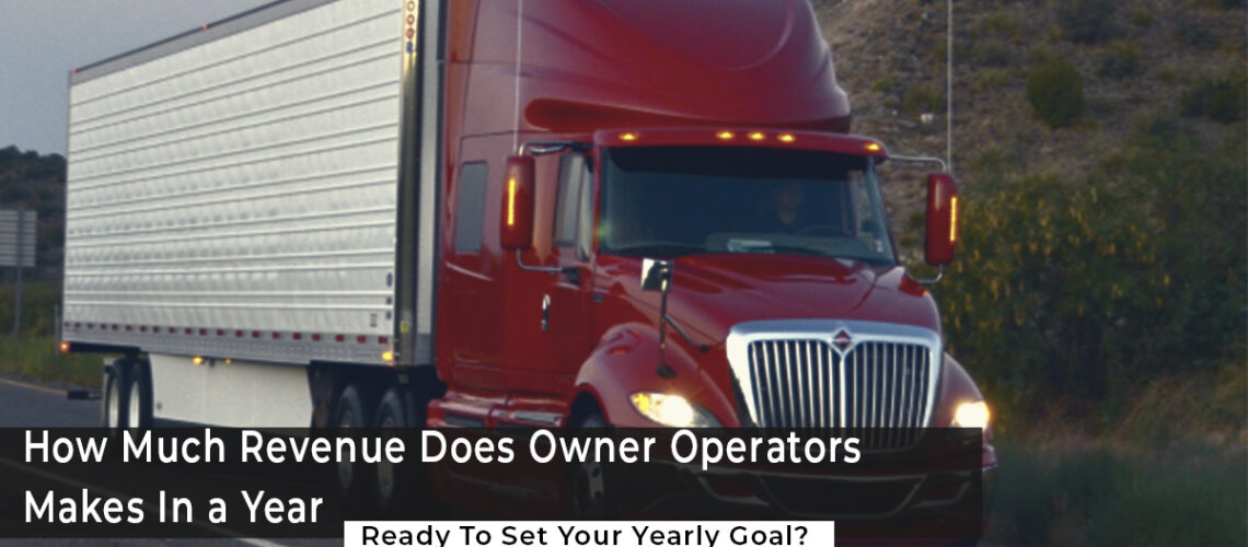 DRY VAN AND REFER OWNER OPERATORS - YEARLY REVENUE